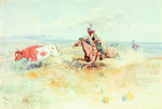 In Old Montana by Charles Marion Russell