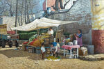 Indian Market Scene by Annette Hodges