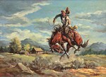 Bucking Bronco by Fred Harman