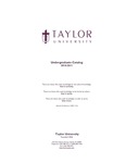 Taylor University Catalog 2010-2011