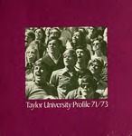 Taylor University Catalog 1971-1973