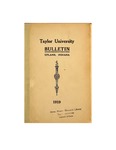 Taylor University Catalog 1919