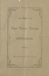 Fort Wayne College Catalogue 1884-1885