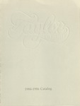 Taylor University Catalog 1984-1986