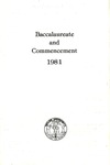 Baccalaureate and Commencement 1981