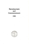 Baccalaureate and Commencement 1983