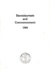Baccalaureate and Commencement 1984