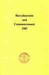 Baccalaureate and Commencement 1987