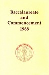 Baccalaureate and Commencement 1988