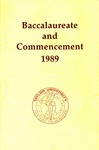 Baccalaureate and Commencement 1989