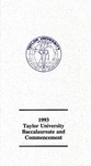 1993 Taylor University Baccalaureate and Commencement