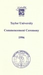1996 Taylor University Commencement Ceremony