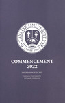 Commencement 2022 (Abbreviated Program) by Taylor University