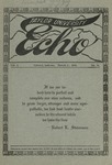 Taylor University Echo: March 1, 1915 by Taylor University