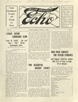 Taylor University Echo: January 1, 1916 by Taylor University