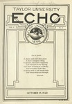 Taylor University Echo: October 19, 1920 by Taylor University