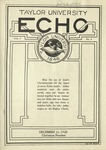 Taylor University Echo: December 21, 1920 by Taylor University