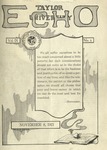 Taylor University Echo: November 8, 1921