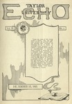 Taylor University Echo: December 13, 1921