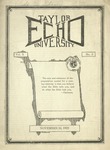 Taylor University Echo: November 14, 1922 by Taylor University