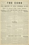 The Echo: October 30, 1929 by Taylor University