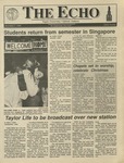 The Echo: December 7, 1990 by Taylor University