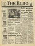 The Echo: September 20, 1991 by Taylor University