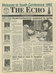 The Echo: April 24, 1992 by Taylor University