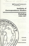 Institute of Correspondence Studies Catalog 1996-1997 by Taylor University Fort Wayne