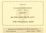 Christ in the Concrete City and The Prodigal Son