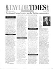 Taylor Times: February 1, 2002 by Taylor University