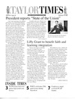 Taylor Times: February 16, 2001 by Taylor University