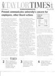 Taylor Times: February 20, 1998 by Taylor University
