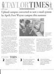 Taylor Times: April 3, 1998 by Taylor University