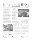 Taylor Times: September 18, 1998 by Taylor University
