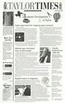 Taylor Times: November 15, 1996 by Taylor University