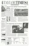 Taylor Times: September 20, 1996 by Taylor University