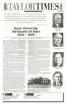 Taylor Times: May 3, 1996 by Taylor University