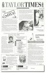 Taylor Times: February 23, 1996 by Taylor University