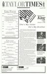Taylor Times: December 29, 1995 by Taylor University