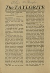 The Taylorite: May 29, 1913