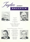 Taylor University Bulletin (September 1960)