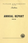 Taylor University Bulletin Annual Report 1955-1956 (August 1956)