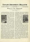 Taylor University Bulletin (October 1926)