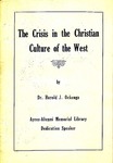 Taylor University Bulletin "The Crisis in the Christian Culture of the West" (November 1950) by Harold Ockenga