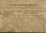 Taylor University Bulletin (August 1936)