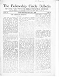 The Fellowship Circle Bulletin: October 1926