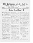 The Fellowship Circle Bulletin: April 1931