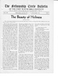 The Fellowship Circle Bulletin: December 1932