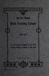 Fort Wayne Bible Training School Catalog